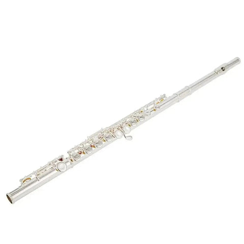 16-Key Silver Plated Closed Hole Flute - Beginner-Friendly Premium Grade Instrument - premium flute for student orchestra and band