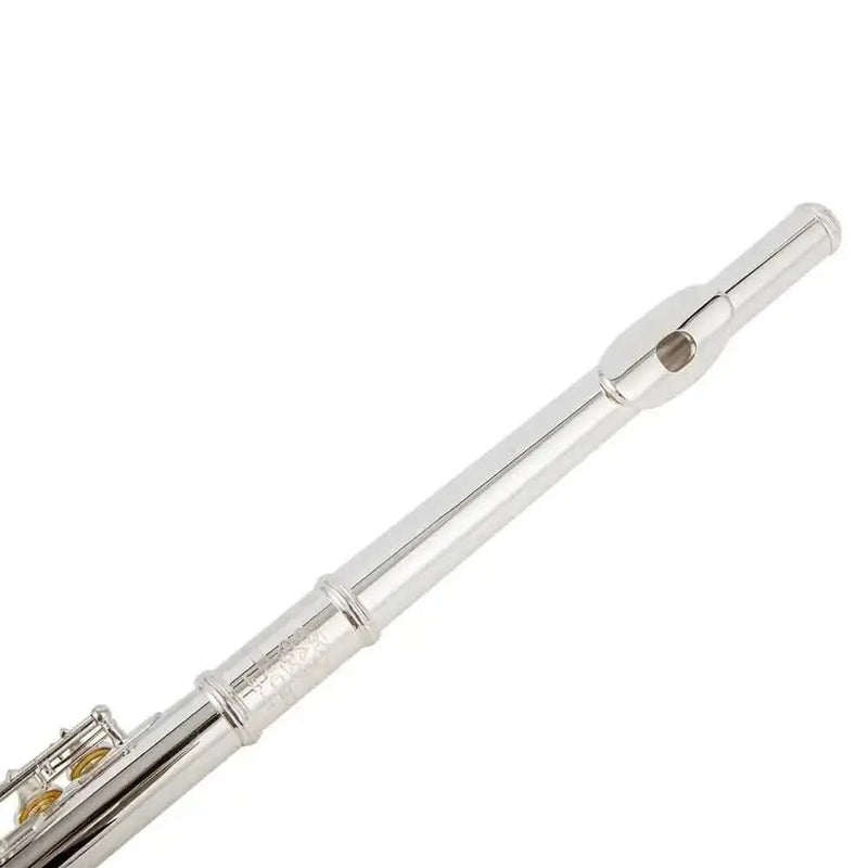 16-Key Silver Plated Closed Hole Flute - Beginner-Friendly Premium Grade Instrument - premium flute for student orchestra and band