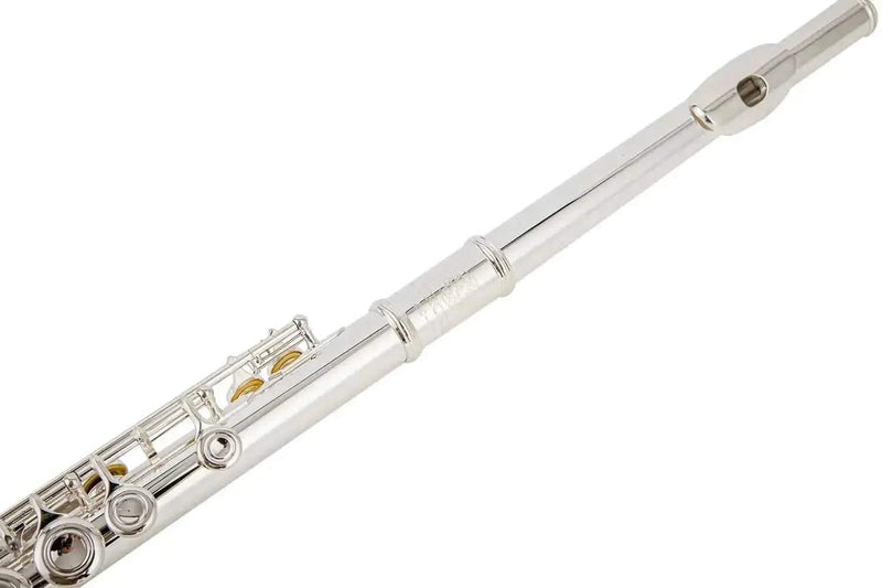 16-Key Silver Plated Closed Hole Flute - Beginner-Friendly Premium Grade Instrument - premium flute for student orchestra and band