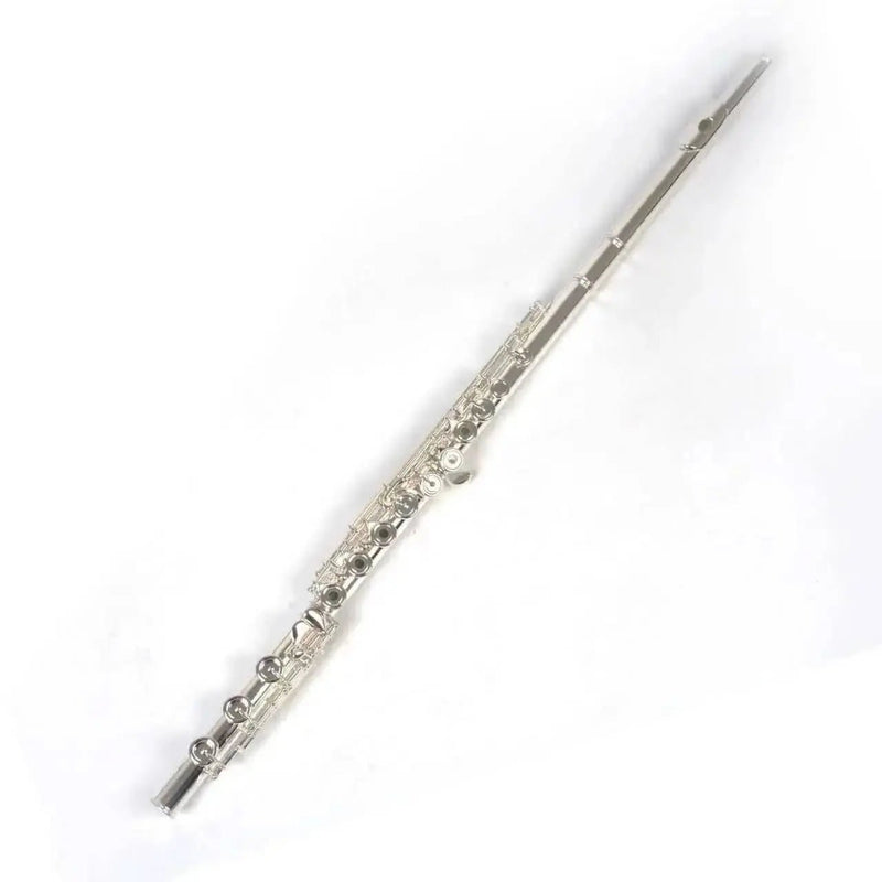 17-Key Open-Hole Flute, 925 Silver with C/E Keys, B Foot - premium flute for student orchestra and band