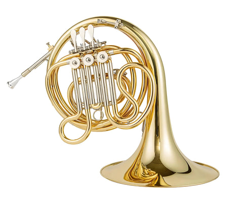 3-Key French Horn HR-811 - Brass Wind Instrument for Musicians Aurosus