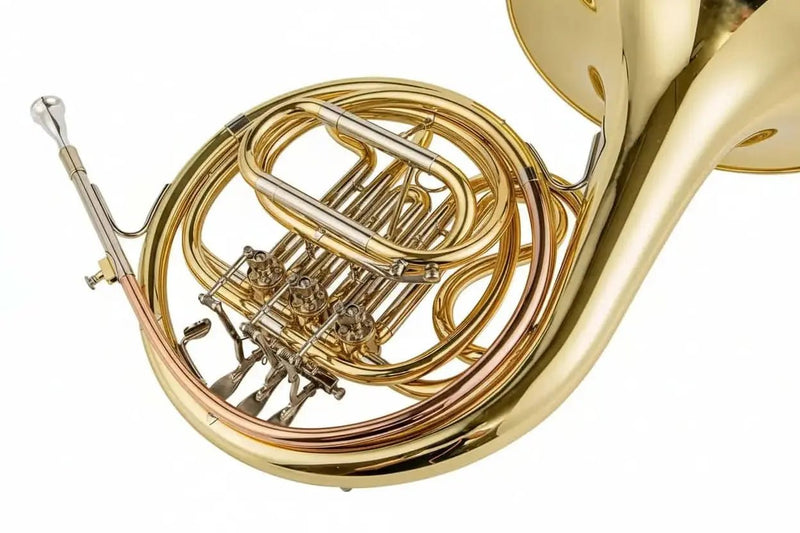 3-Key French Horn HR-811 - Brass Wind Instrument for Musicians - french horn for orchestra and student musicians