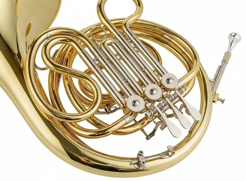 3-Key French Horn HR-811 - Brass Wind Instrument for Musicians - french horn for orchestra and student musicians