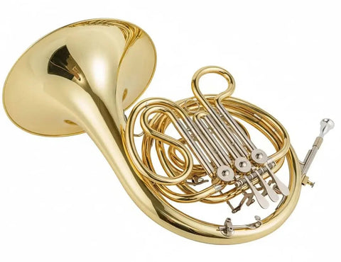 3-Key French Horn HR-811 - Brass Wind Instrument for Musicians - french horn for orchestra and student musicians
