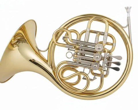 3-Key French Horn HR-811 - Brass Wind Instrument for Musicians - french horn for orchestra and student musicians