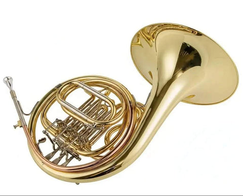 3-Key French Horn HR-811 - Brass Wind Instrument for Musicians - french horn for orchestra and student musicians