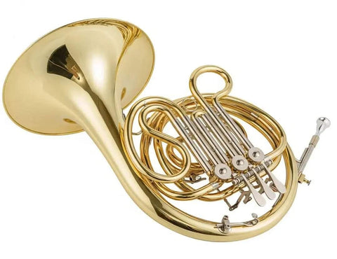 3-Key French Horn HR-811 - Brass Wind Instrument for Musicians - french horn for orchestra and student musicians