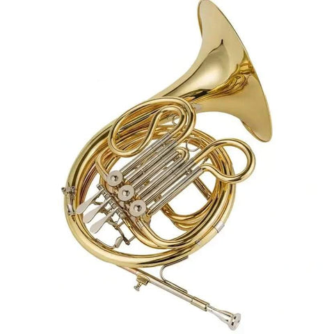 3-Key French Horn HR-811 - Brass Wind Instrument for Musicians - french horn for orchestra and student musicians