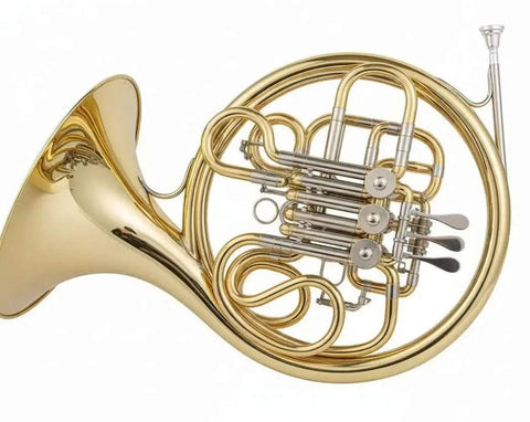 3-Key French Horn HR-811 - Brass Wind Instrument for Musicians - french horn for orchestra and student musicians