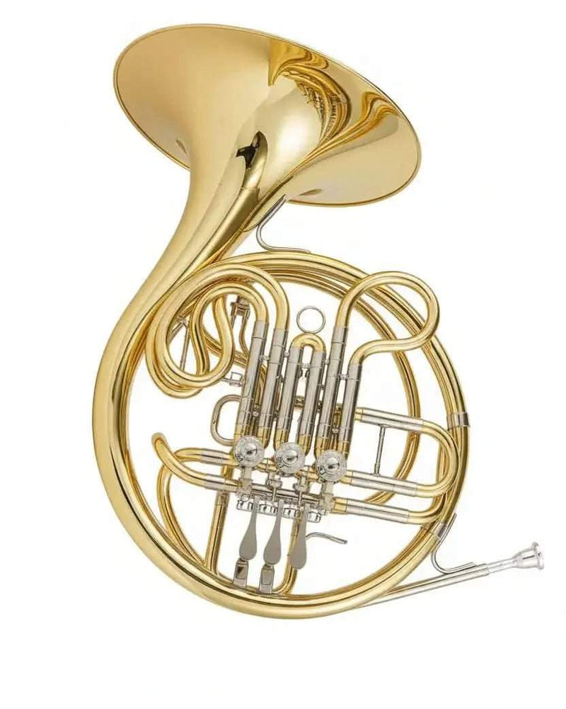 3-Key French Horn HR-811 - Brass Wind Instrument for Musicians - french horn for orchestra and student musicians