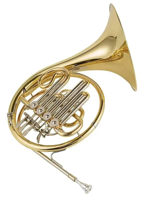 4-Key Double Bb French Horn Yellow Brass - HR-830 Instrument - french horn for orchestra and student musicians