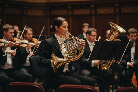 4-Key Double Bb French Horn Yellow Brass - HR-830 Instrument Aurosus