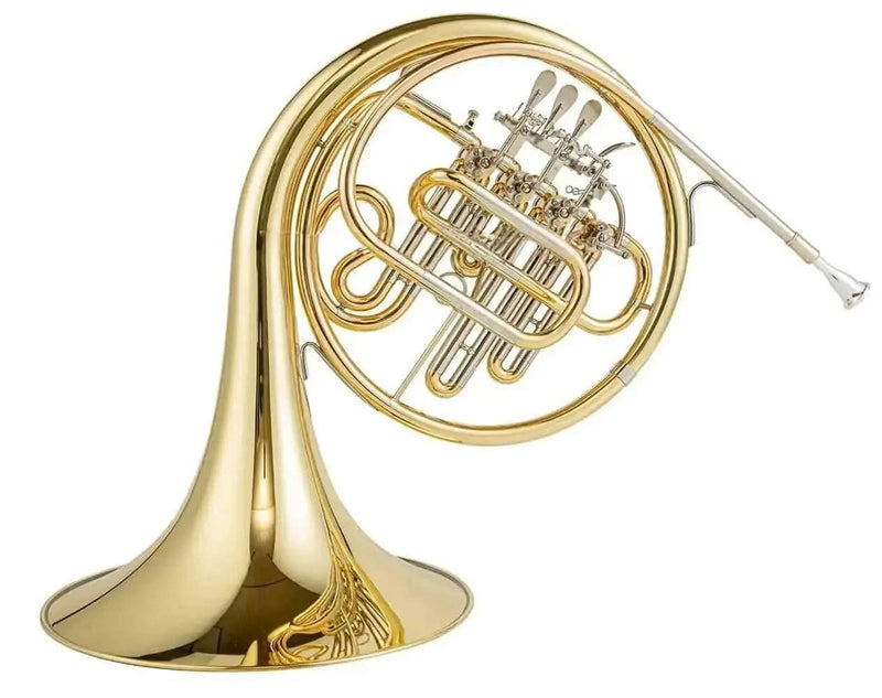 4-Key Double Bb French Horn Yellow Brass - HR-830 Instrument - french horn for orchestra and student musicians