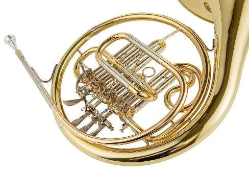 4-Key Double Bb French Horn Yellow Brass - HR-830 Instrument - french horn for orchestra and student musicians