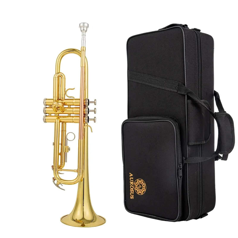 ATR-6331H Student Bb Trumpet Yellow Brass Gold Lacquer - high quality trumpet for student and professional musicians