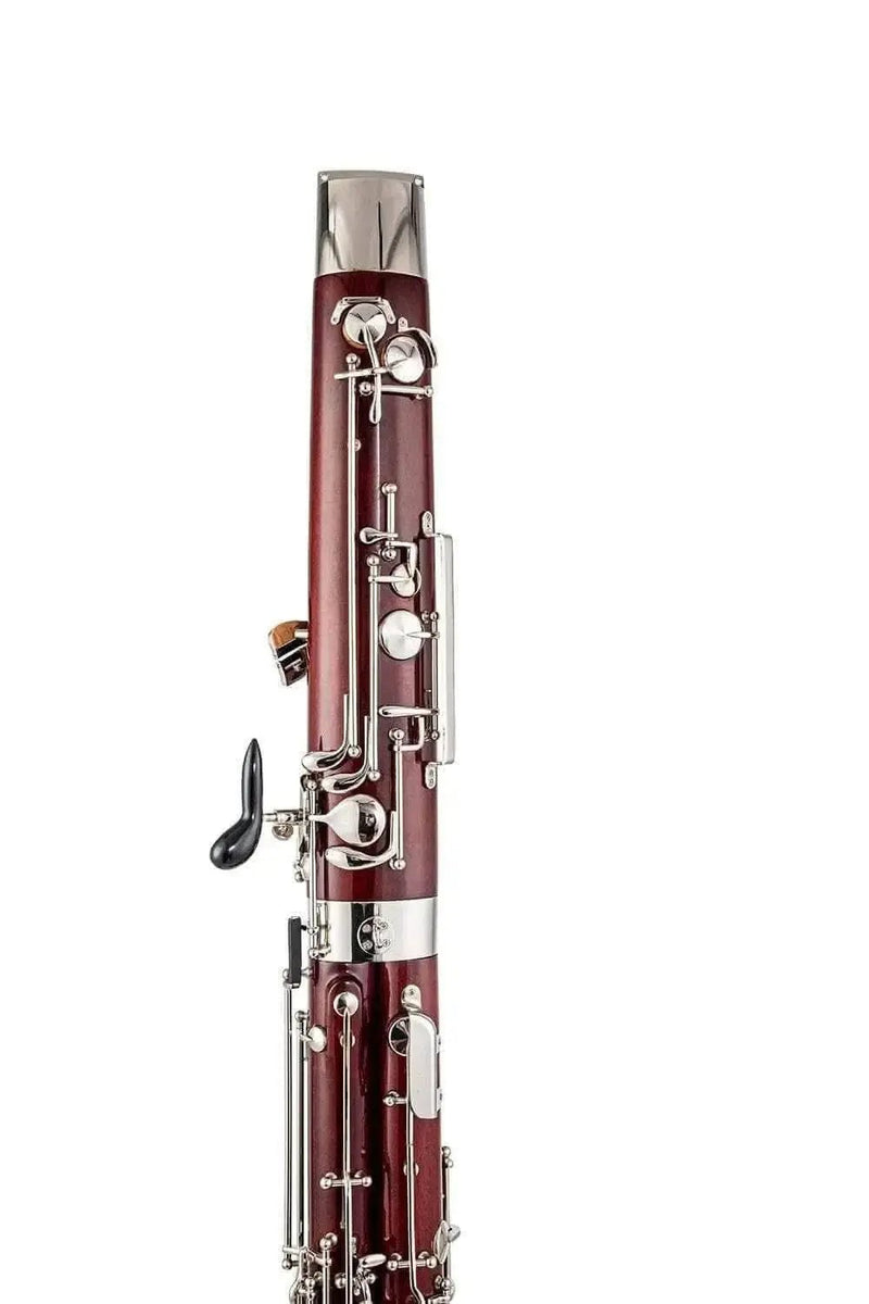 AUROSUS BNS-M Maple Bassoon 26-Key Full German System in C with Case - Silver-Plated for Students - bassoon woodwind instrument for student orchestra