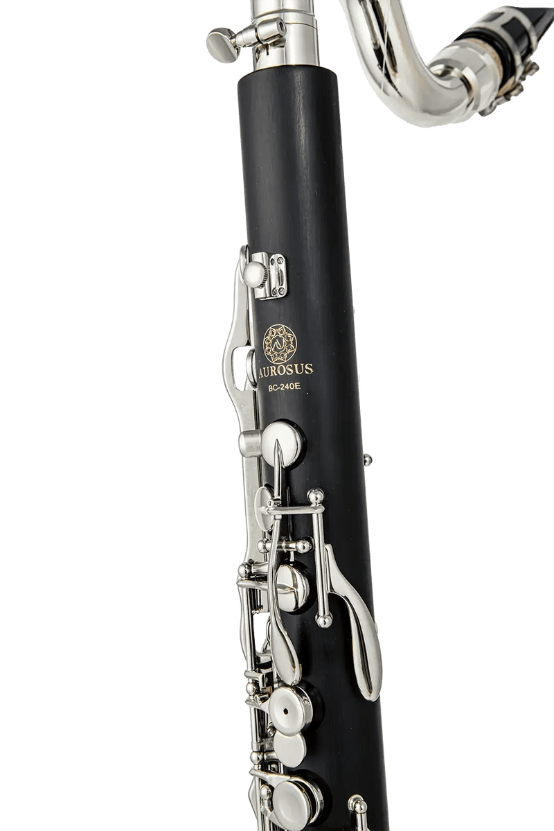 AUROSUS Bb Student Bass Clarinet – ABS Body Low Pitch Clarinet for Beginners and Students - professional clarinet for music students and performers