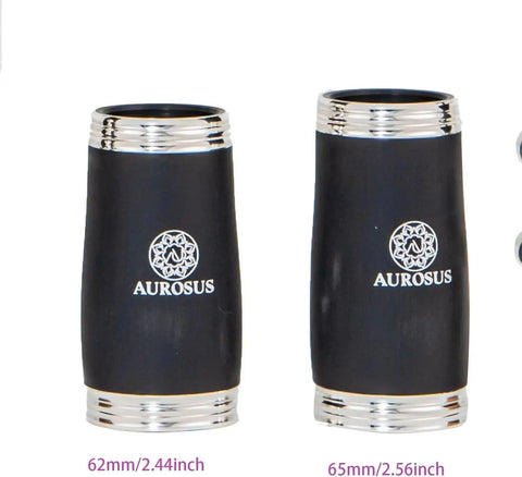 AUROSUS DC-7 Plateau Bb Clarinet Silver-Plated Ebony 17 Key for Small Hands - professional clarinet for music students and performers
