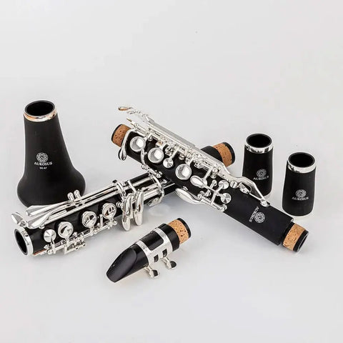 AUROSUS DC-S7 Bb Student Clarinet – ABS Body, Silver-Plated Keys, Complete Beginner Clarinet Set for School Band - professional clarinet for music students and performers
