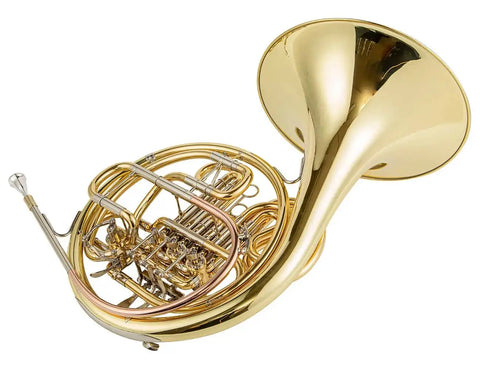 AUROSUS HR-831L Bb/F double French horn with brass body, 310mm bell, clear lacquer finish