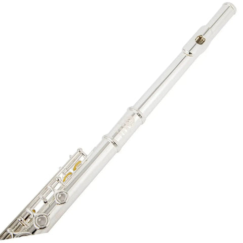 AUROSUS OASIS-SE6 Student Closed-Hole Flute with Offset G, C-Foot, Nickel Silver, Y-Arms - premium flute for student orchestra and band