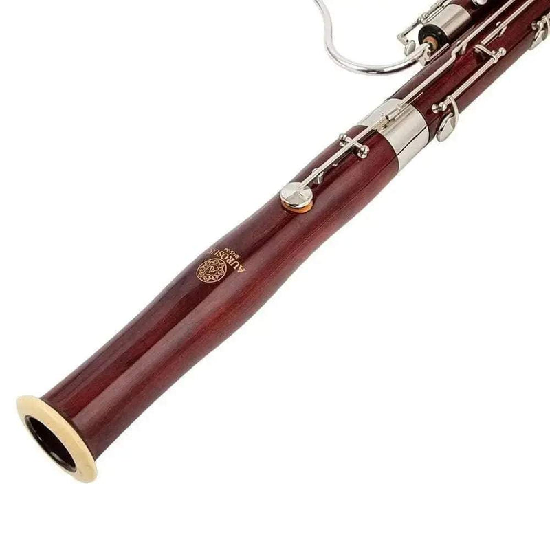 AUROSUS BNS-M Maple Bassoon 26-Key Full German System in C with Case - Silver-Plated for Students - bassoon woodwind instrument for student orchestra