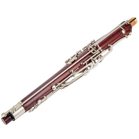 AUROSUS BNS-M Maple Bassoon 26-Key Full German System in C with Case - Silver-Plated for Students - bassoon woodwind instrument for student orchestra