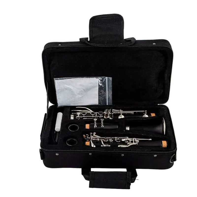 AUROSUS Bb Student Bass Clarinet – ABS Body Low Pitch Clarinet for Beginners and Students - professional clarinet for music students and performers