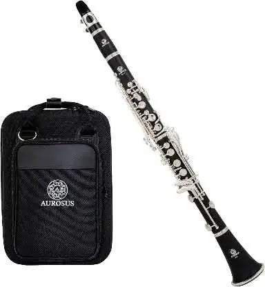 AUROSUS DC-7 Plateau Bb Clarinet Silver-Plated Ebony 17 Key for Small Hands - professional clarinet for music students and performers