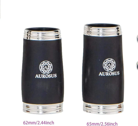 AUROSUS DC-7 Plateau Bb Clarinet Silver-Plated Ebony 17 Key for Small Hands - professional clarinet for music students and performers