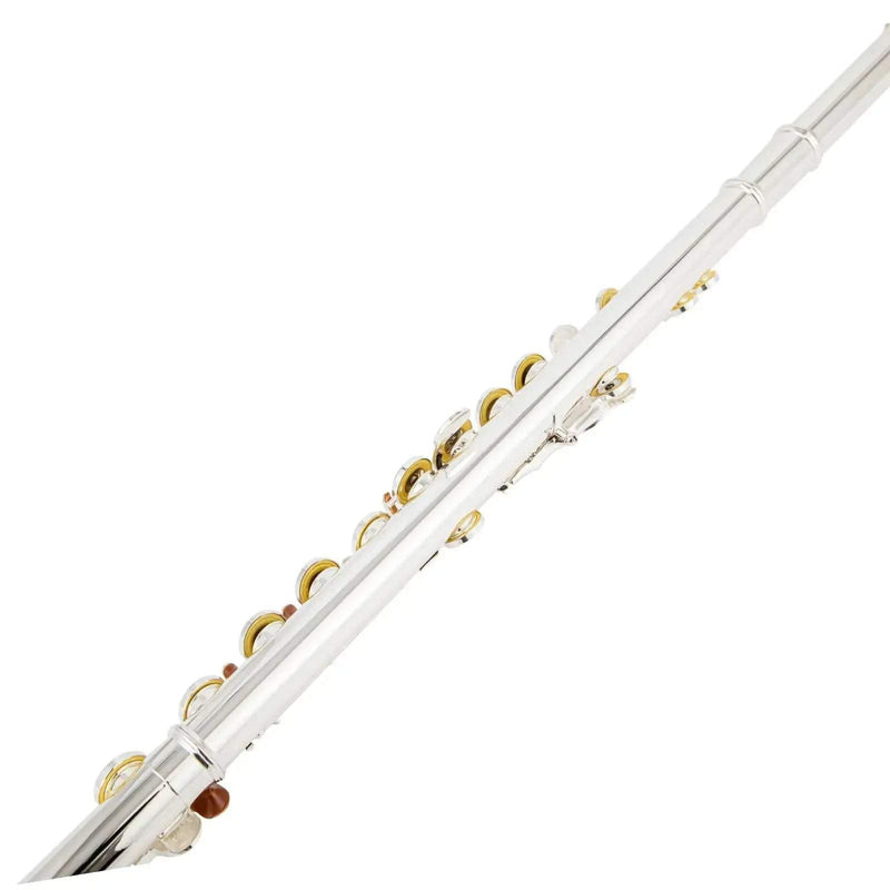 AUROSUS OASIS-SE6 Student Closed-Hole Flute with Offset G, C-Foot, Nickel Silver, Y-Arms - premium flute for student orchestra and band