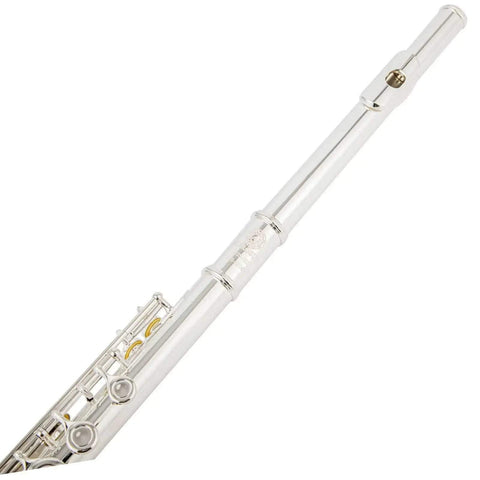 AUROSUS OASIS-SE6 Student Closed-Hole Flute with Offset G, C-Foot, Nickel Silver, Y-Arms - premium flute for student orchestra and band