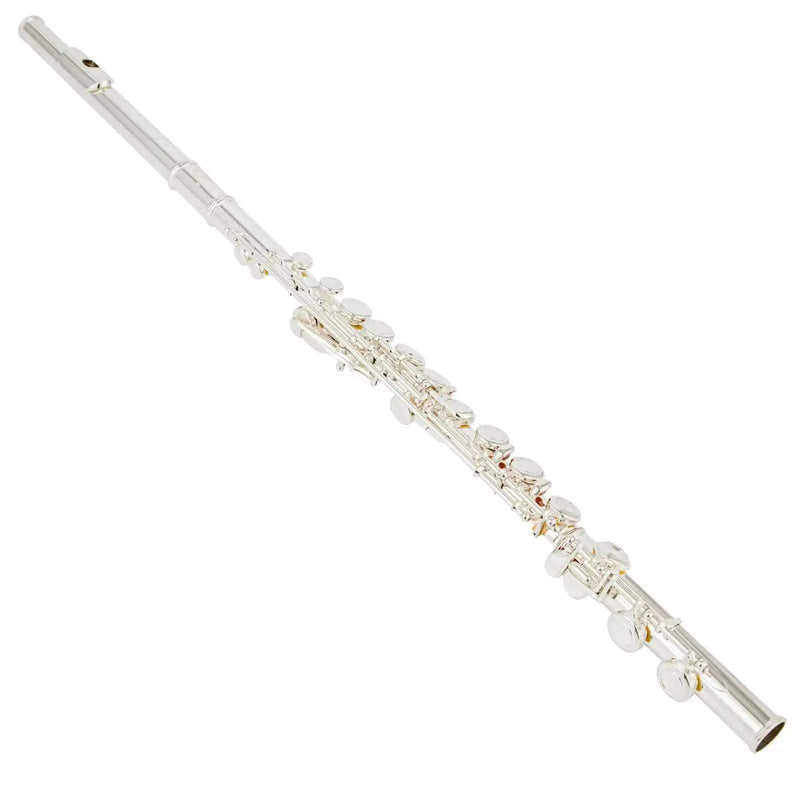 AUROSUS OASIS-SE6 Student Closed-Hole Flute with Offset G, C-Foot, Nickel Silver, Y-Arms - premium flute for student orchestra and band