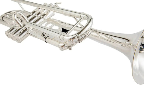 Aurosus Bb Student Trumpet YTR-2330S Silver Plated Piccolo Trumpet - JP Professional Instrument Store