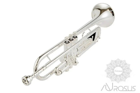 Aurosus Bb Student Trumpet YTR-2330S Silver Plated Piccolo Trumpet - high quality trumpet for student and professional musicians