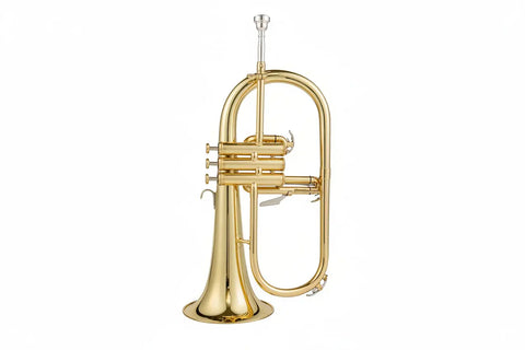Aurosus Bb Yellow Brass Flugelhorn YFH-8310Z - Professional Quality - JP Professional Instrument Store