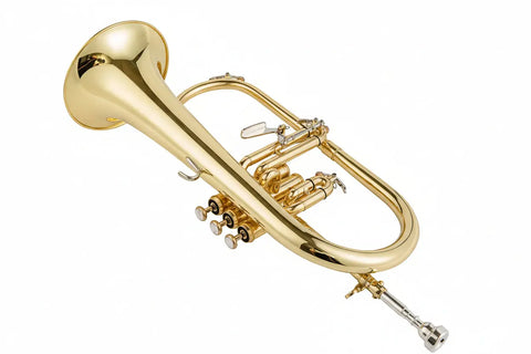 Aurosus Bb Yellow Brass Flugelhorn YFH-8310Z - Professional Quality - JP Professional Instrument Store