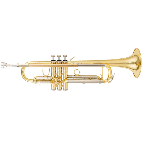 Aurosus TR-8333 Student Bb Trumpet for Beginners Yellow Brass Bell Clear Lacquer Finish - Aurosus Instrument