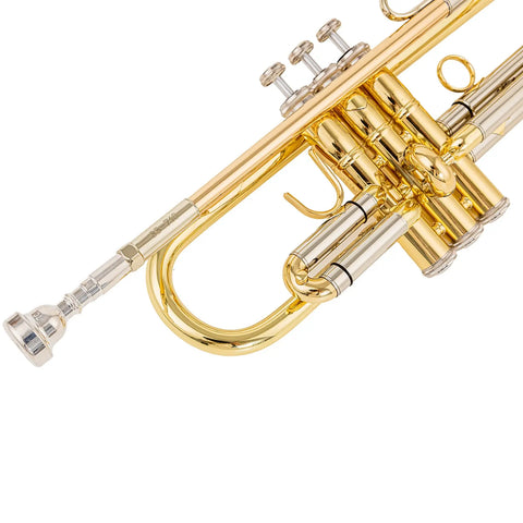 Aurosus TR-8333 Student Bb Trumpet for Beginners Yellow Brass Bell Clear Lacquer Finish - Aurosus Instrument