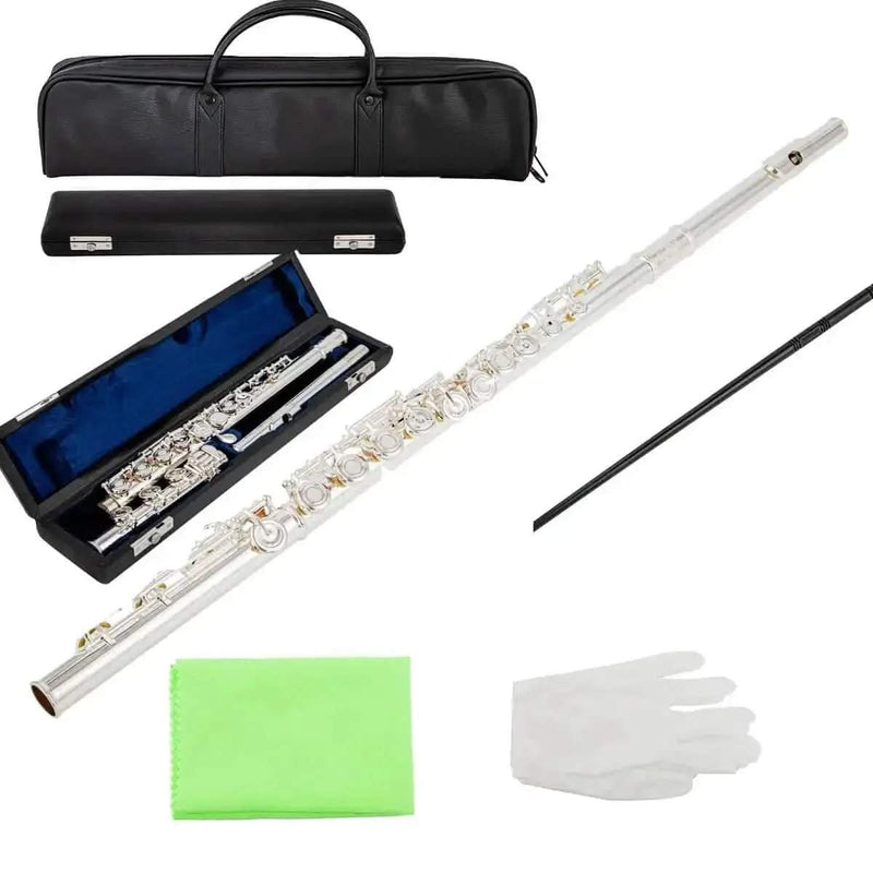 Aurosus 17 keys open hole flute for Student Musical Instrument - premium flute for student orchestra and band