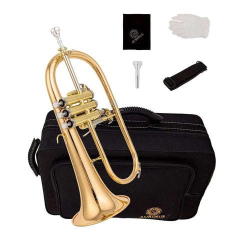Aurosus FH-8355 Bb Trigger Flugelhorn - musical instrument for students and music education