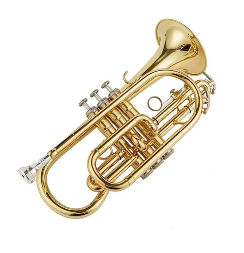 Aurosus JP YCR-4330 Bb Cornet - Yellow Brass, Gold Lacquer Finish - musical instrument for students and music education