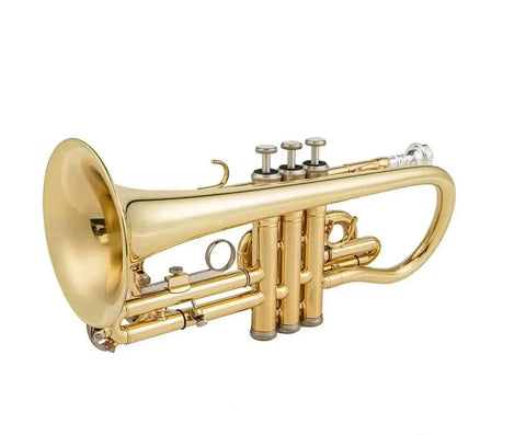 Aurosus JP YCR-4330 Bb Cornet - Yellow Brass, Gold Lacquer Finish - musical instrument for students and music education