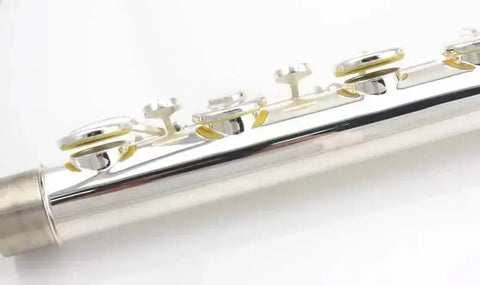 Bass flute VBF-A600 C tune white brass body flute ensemble bass instrument JP