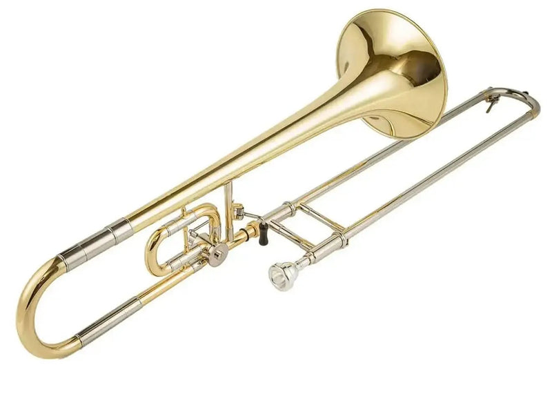 Bb/C Trigger Tenor Trombone Yellow Brass - JP Modulated - slide trombone for brass band and student musicians