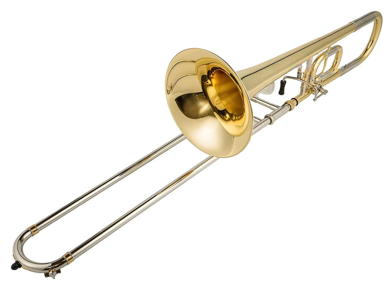 Bb/C Trigger Tenor Trombone Yellow Brass - JP Modulated - slide trombone for brass band and student musicians