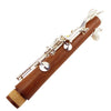 Bb Clarinet MCL-100 Red Wood Body Silver-Plated Keys Student & Band Performance Instrument - professional clarinet for music students and performers