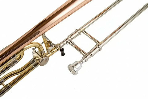 Bb/F Tenor Trombone Clear Lacquer Finish - JP - slide trombone for brass band and student musicians