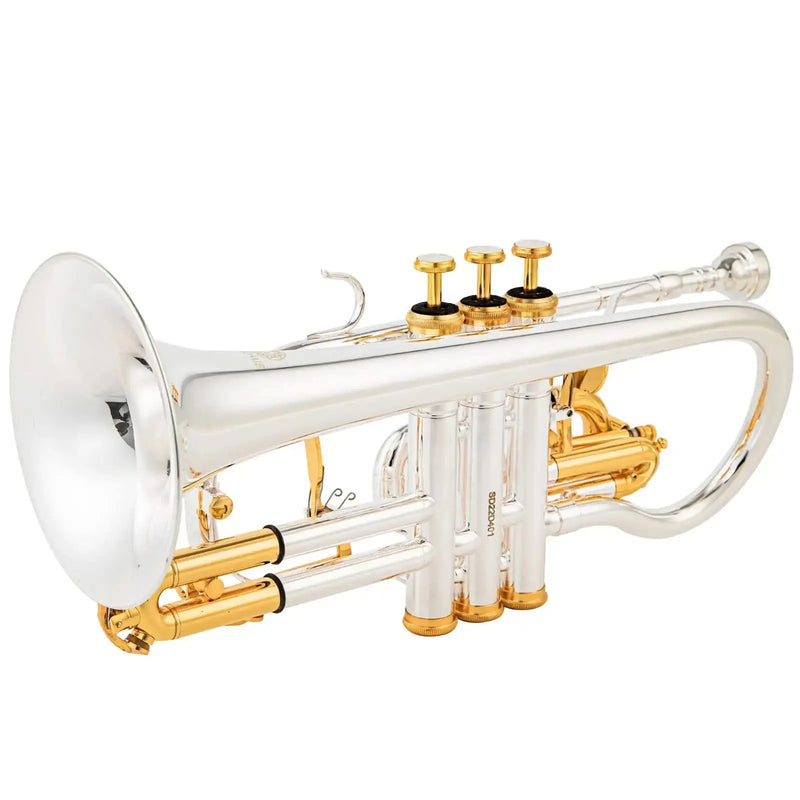 Bb Trigger Cornet CR-8358 | Yellow Brass Professional Cornet | JP Music Store - musical instrument for students and music education