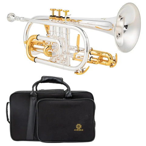 Bb Trigger Cornet CR-8358 | Yellow Brass Professional Cornet | JP Music Store - musical instrument for students and music education